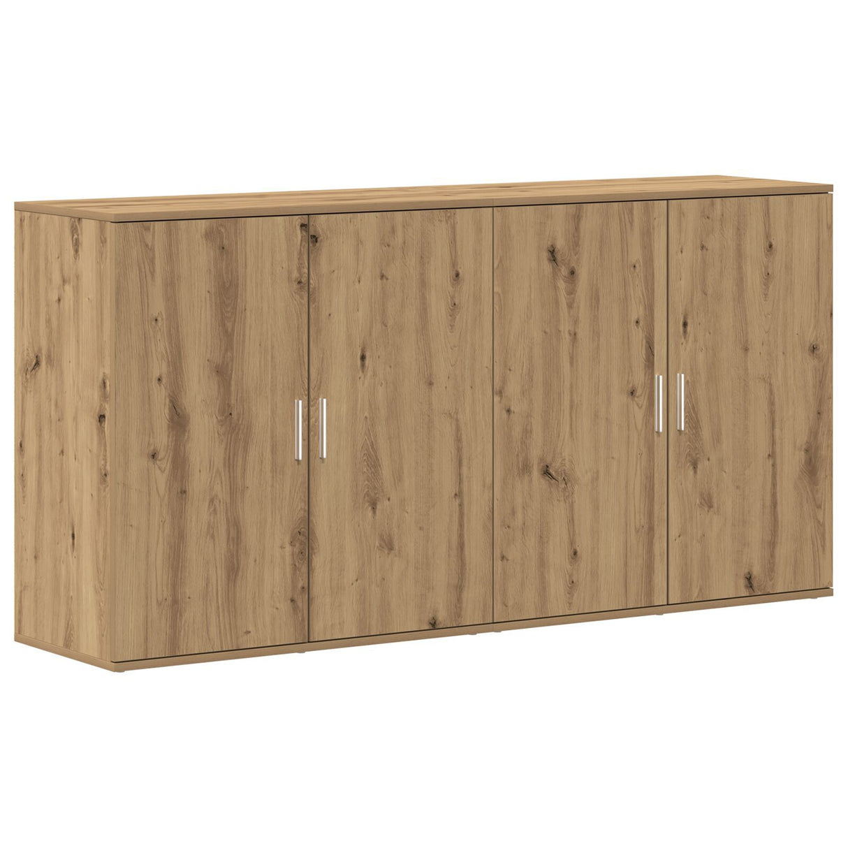 Sideboards 2 Pcs Artisan Oak 79X38X80 Cm Engineered Wood