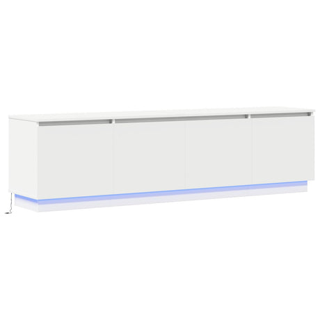 Tv Cabinet With Led 180X38X49 Cm Engineered Wood