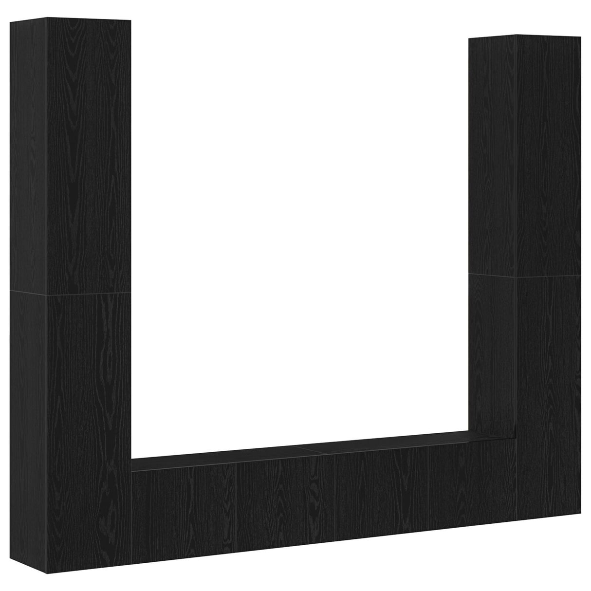 6 Piece Tv Cabinet Set Wall-Mounted Engineered Wood,  Tv Stand 80X30X30 Cm Made Of Engineered Wood,  Wall-Mounted Tv Cabinets - 2 Pcs , 30.5X30X, Made From Engineered Wood