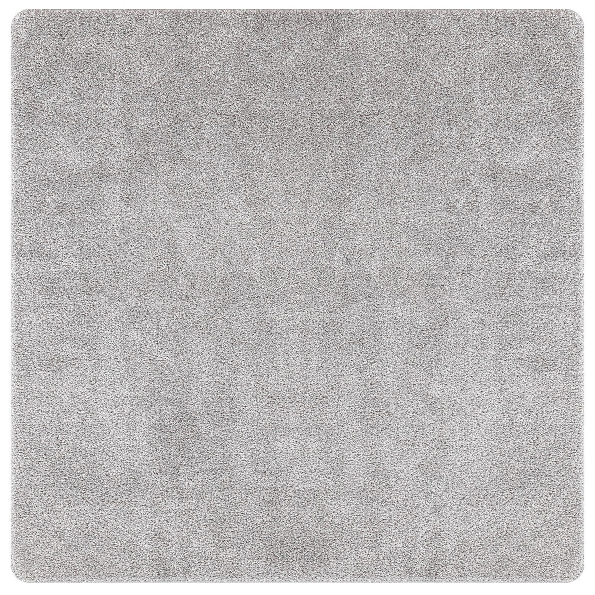 Shaggy Rug With Latex Backing Grey 120X120 Cm
