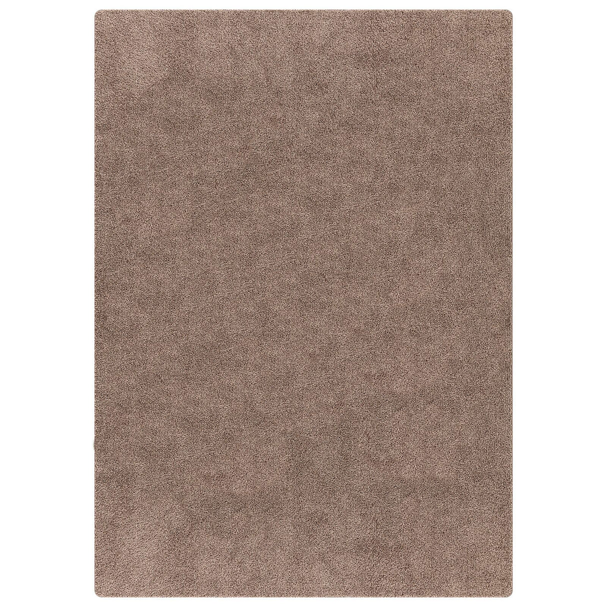 Shaggy Rug With Latex Backing Brown 140X200 Cm