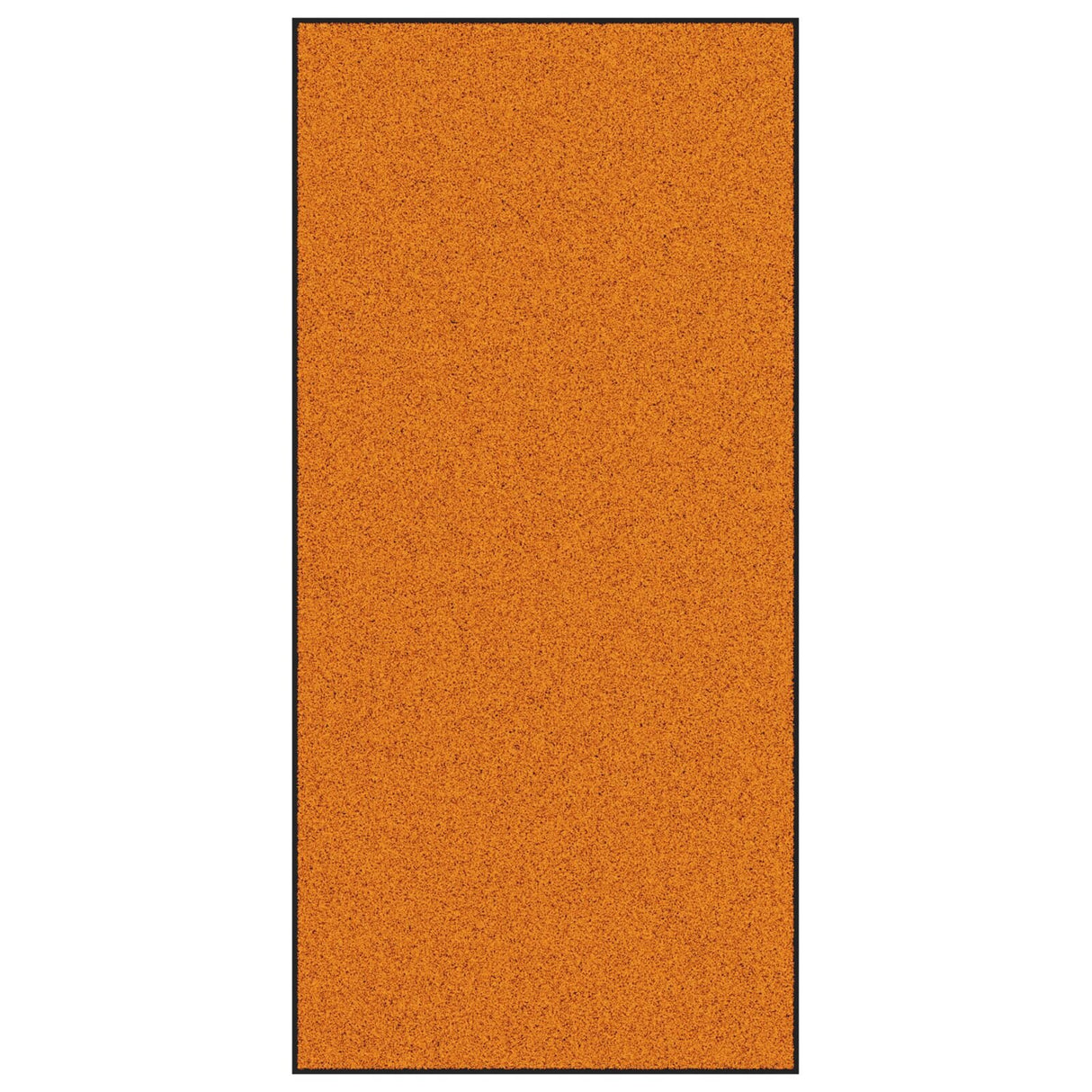 Washable Doormat In Orange, 120X250 Cm