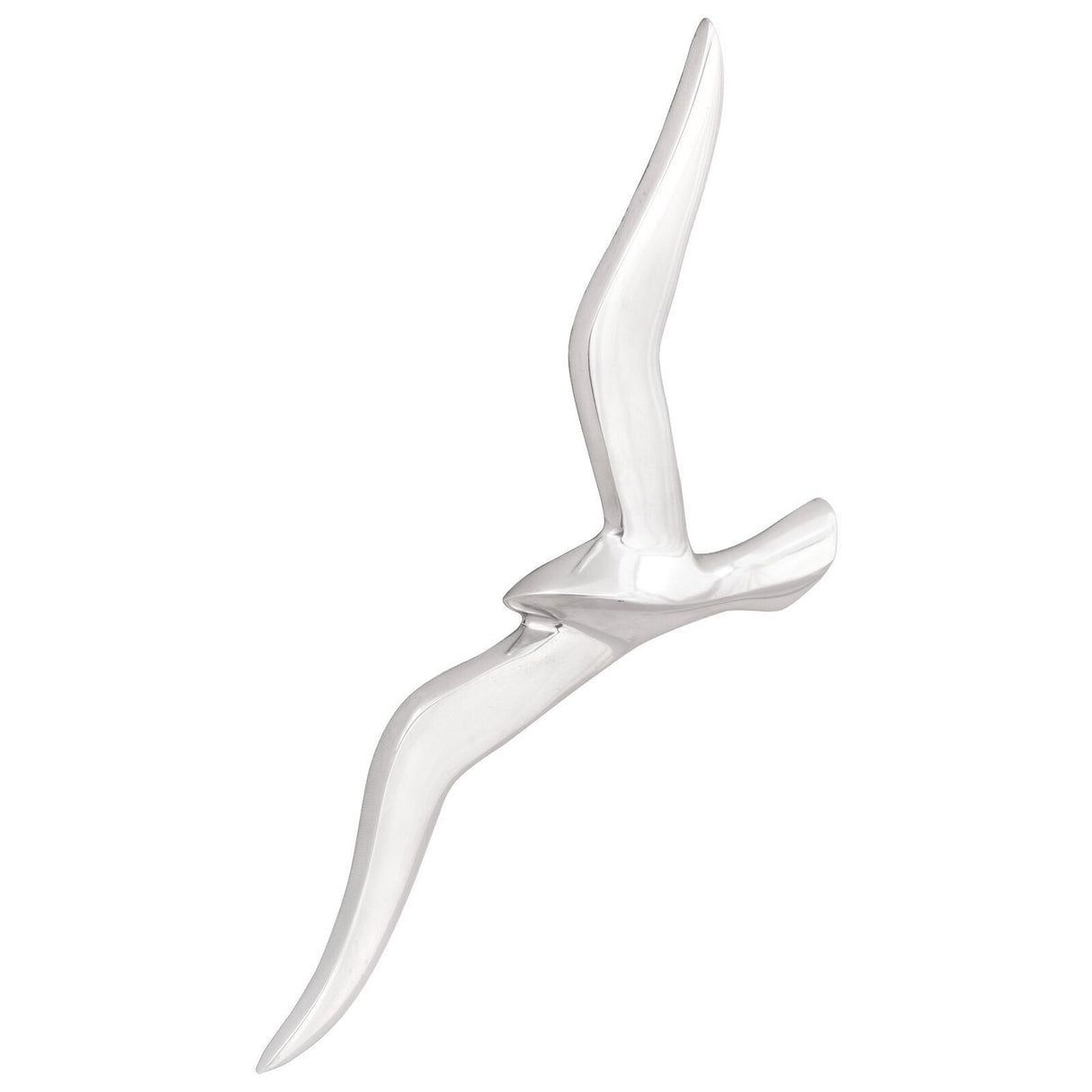 Wall Mounted Seagull 2 Pack Silver Aluminum