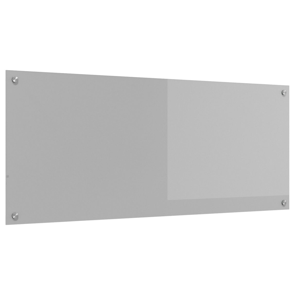 Kitchen Backsplash Light Grey 120X50X0.6 Cm Tempered Glass