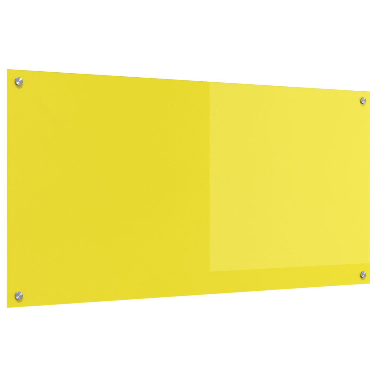 Kitchen Backsplash - Yellow 120X60X0.6 Cm Tempered Glass