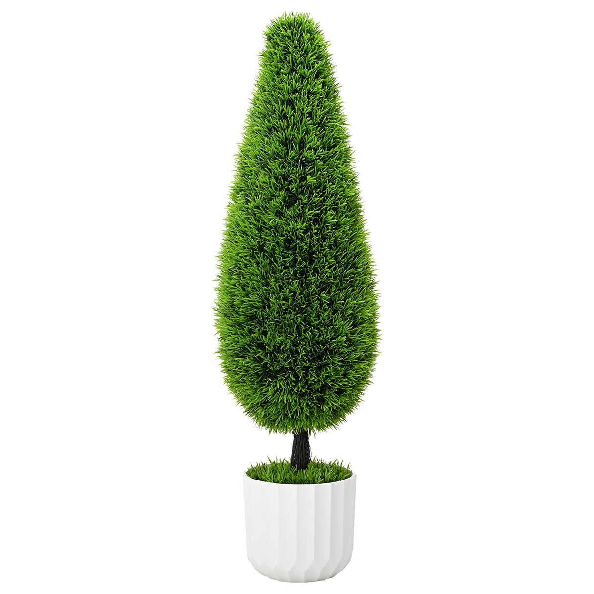 Artificial Plant Topiary Pine With Pot 24X90 Cm Green