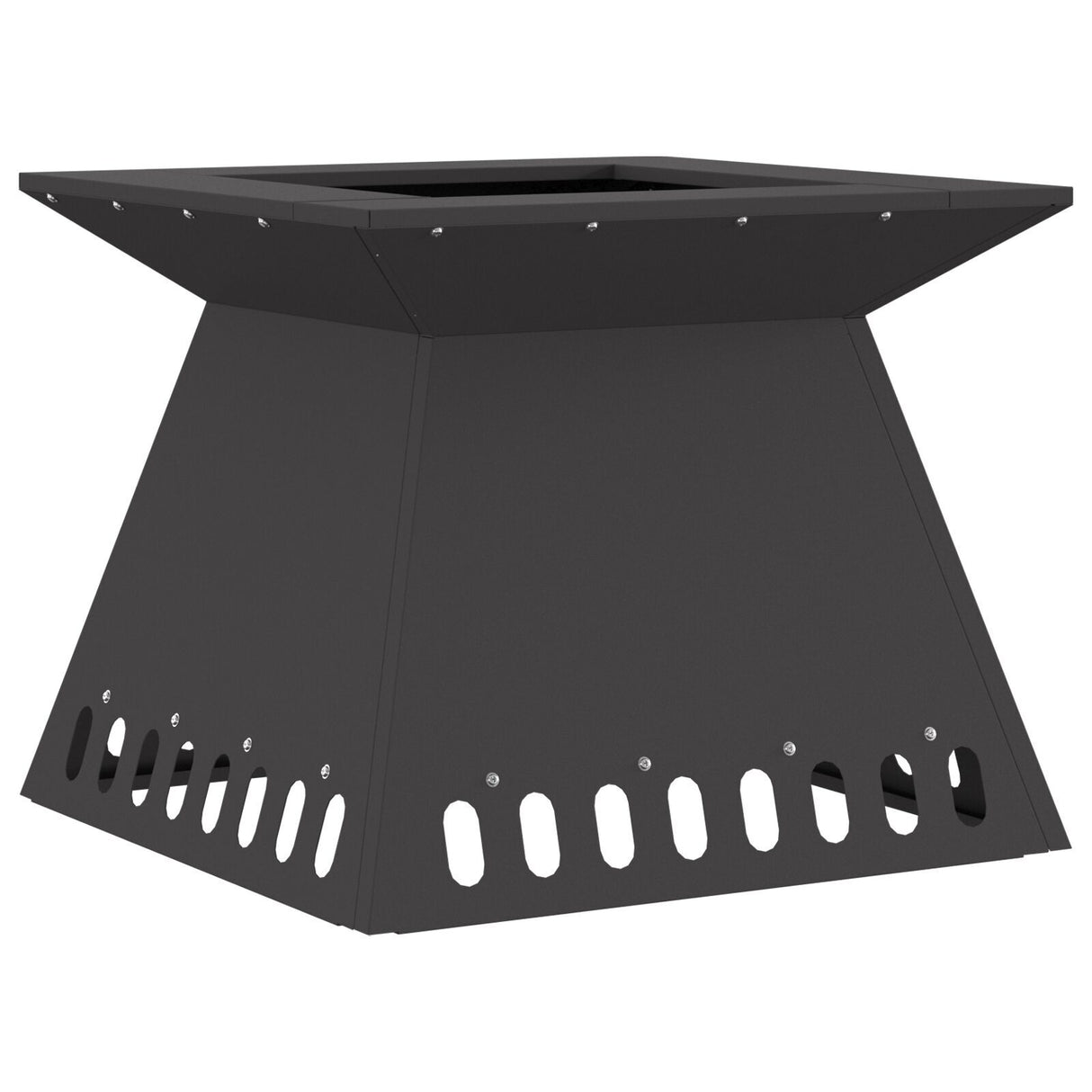 Fire Pit Black Steel