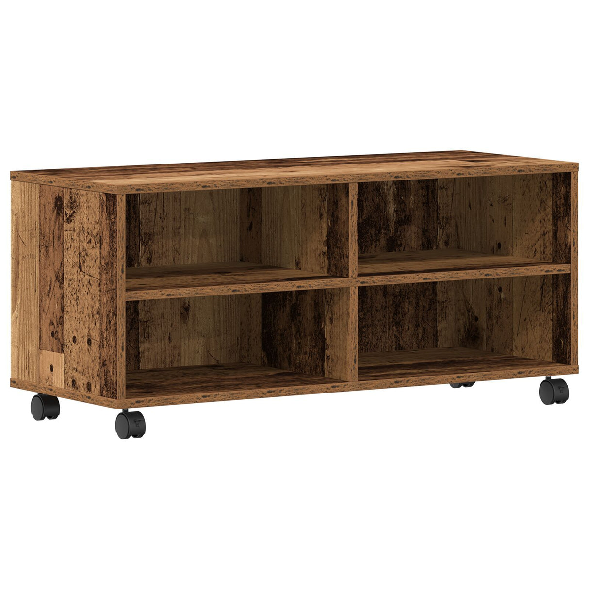 Tv Cabinet Old Wood 90X35X35 Cm Engineered Wood