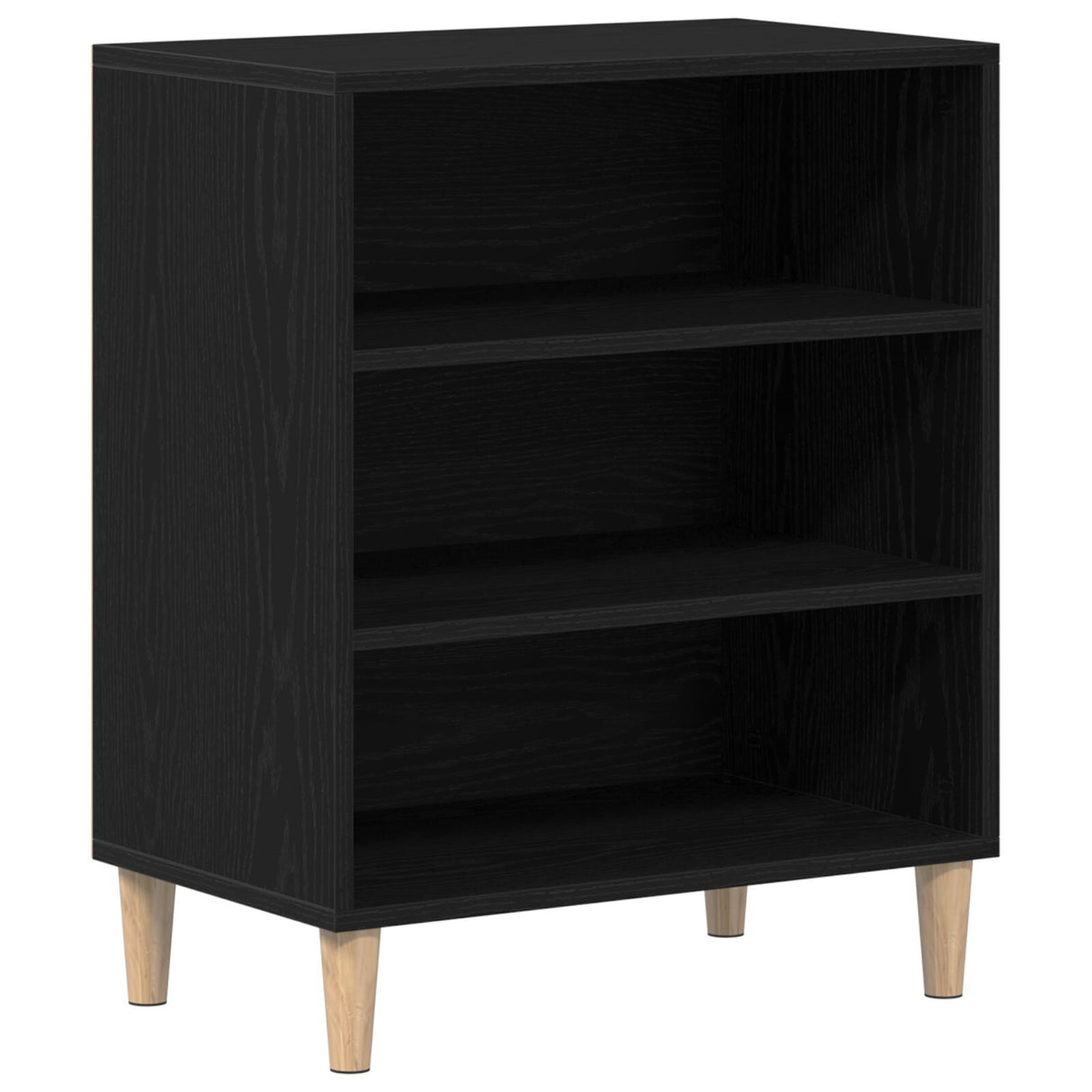 Black Oak Sideboard, 57X35X70 Cm, Made From Engineered Wood
