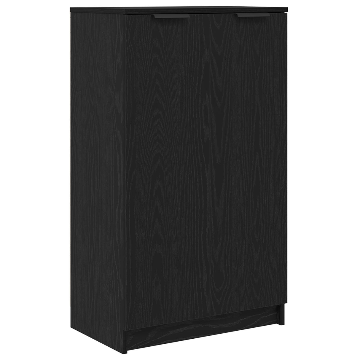 Shoe Cabinet In Black Oak - 59 X 35 X 100 Cm - Made From Engineered Wood