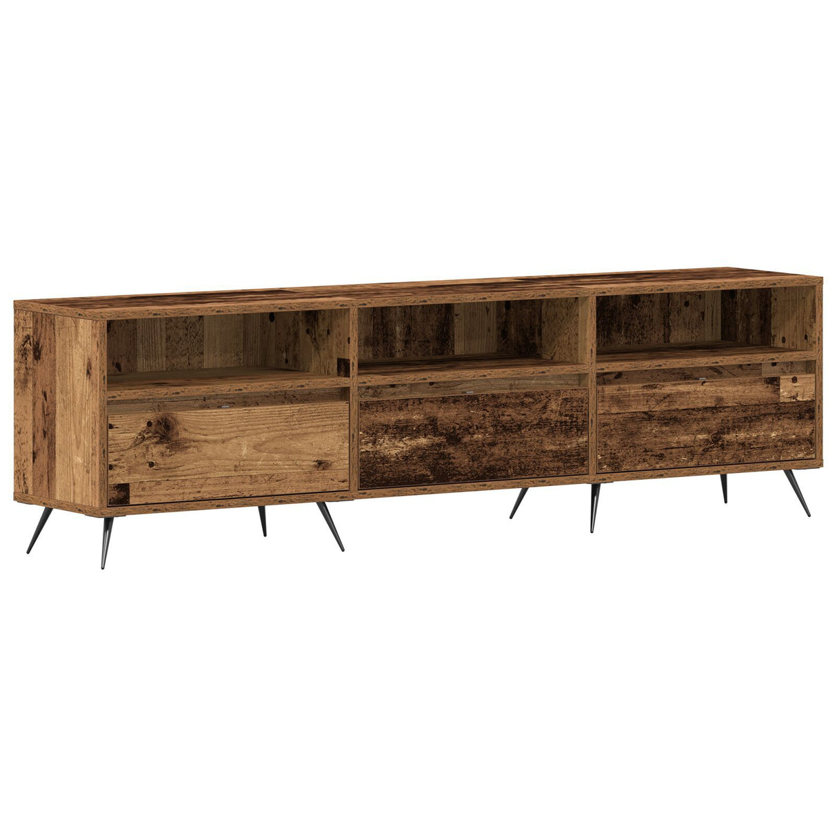 Tv Cabinet Old Wood 150X30X44,5 Cm Engineered Wood