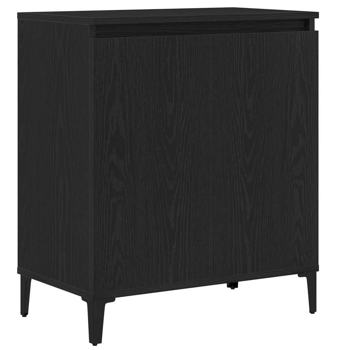 Sideboard Black Oak 60X35X70 Cm Engineered Wood