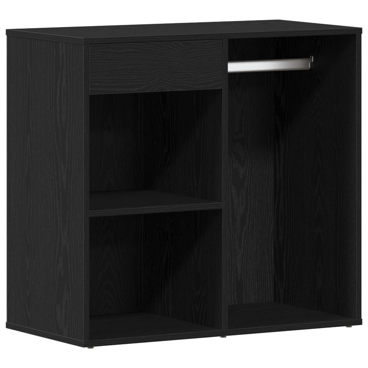 Black Oak Cosmetic Cabinet 80X40X75 Cm Made From Engineered Wood