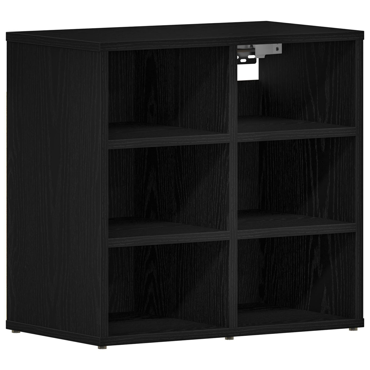 Shoe Cabinet Black Oak 52.5X30X50 Cm