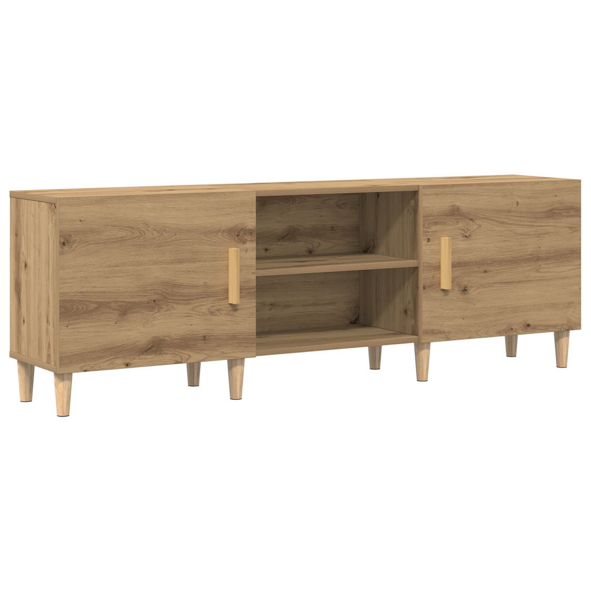 Tv Stand In Artisan Oak - 150X30X50 Cm - Made Of Engineered Wood