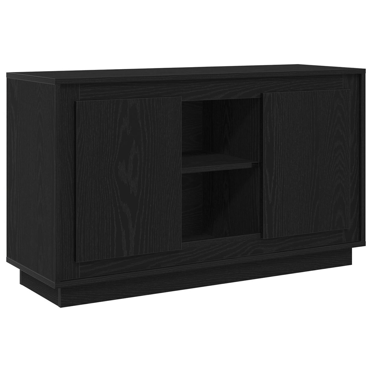 Sideboard Black Oak 102X35X60 Cm Engineered Wood