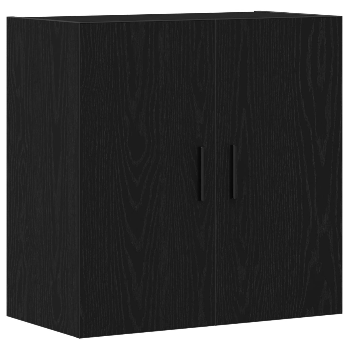 Wall Cabinet Black Oak 60X31X60 Cm Engineered Wood