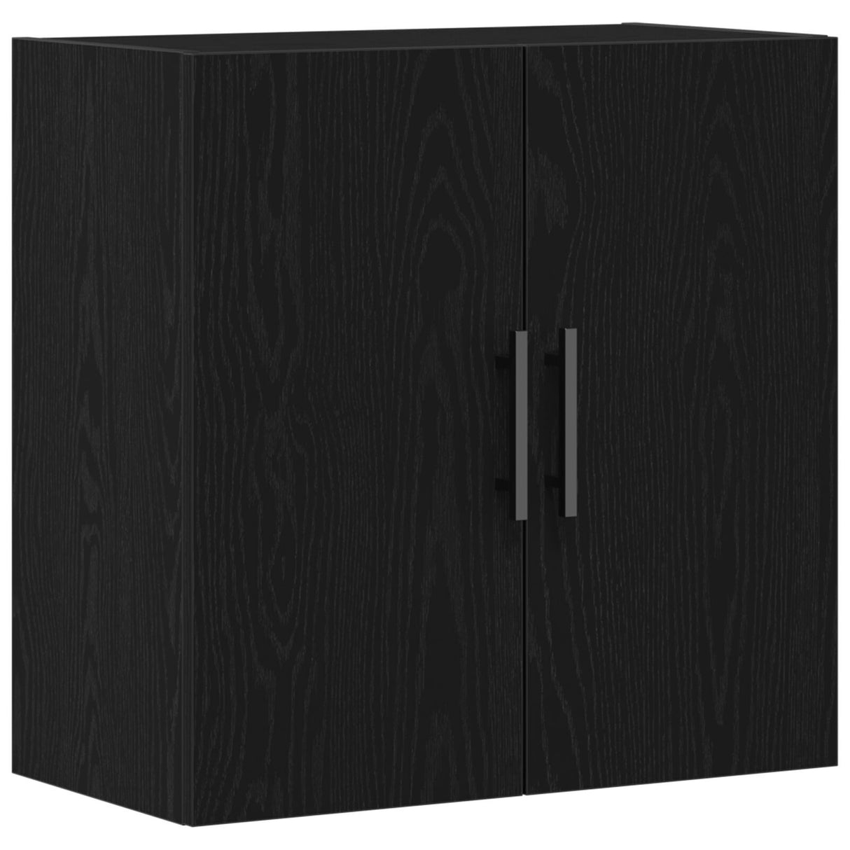 Wall Cabinet Black Oak 60X31X60 Cm Engineered Wood