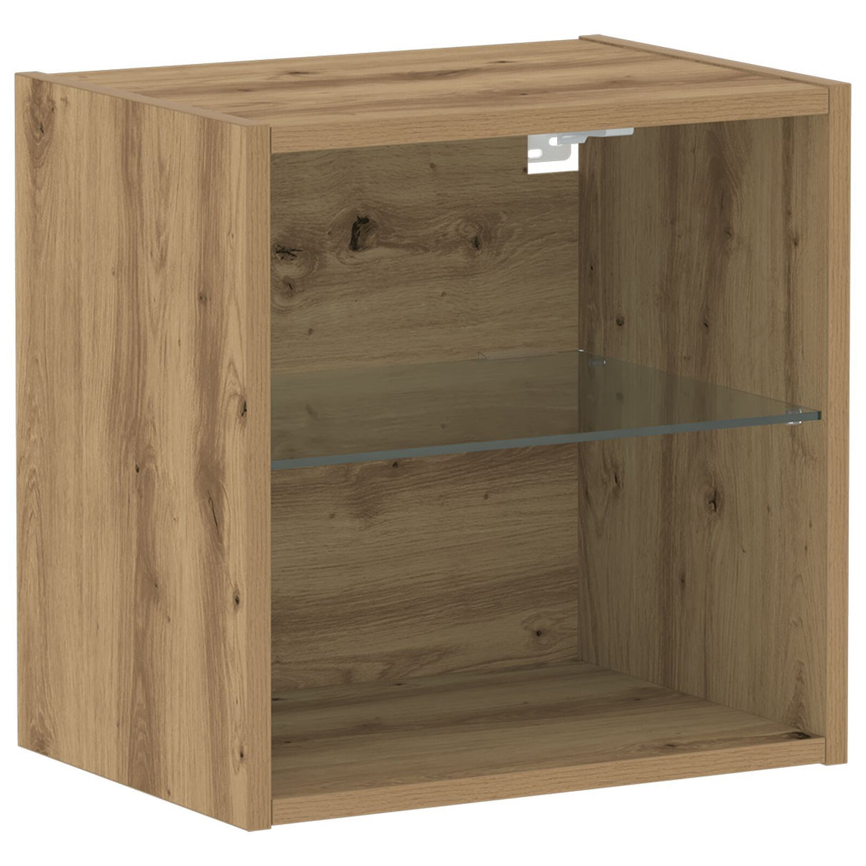 Floating Shelf Artisan Oak 40X28,5X40 Cm Engineered Wood