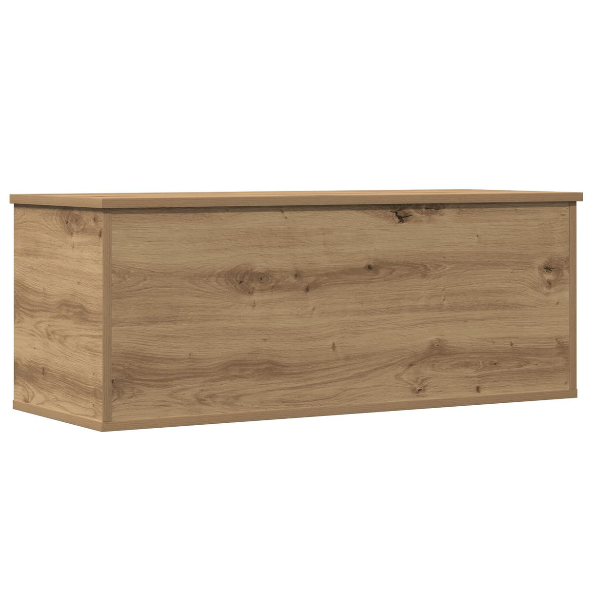 Storage Box In Artisan Oak - 90X35X35 Cm, Made From Engineered Wood