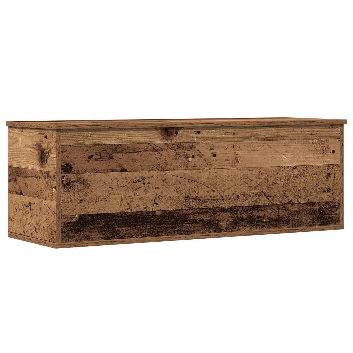 Storage Box - Old Wood, 102X35X35 Cm, Made From Engineered Wood