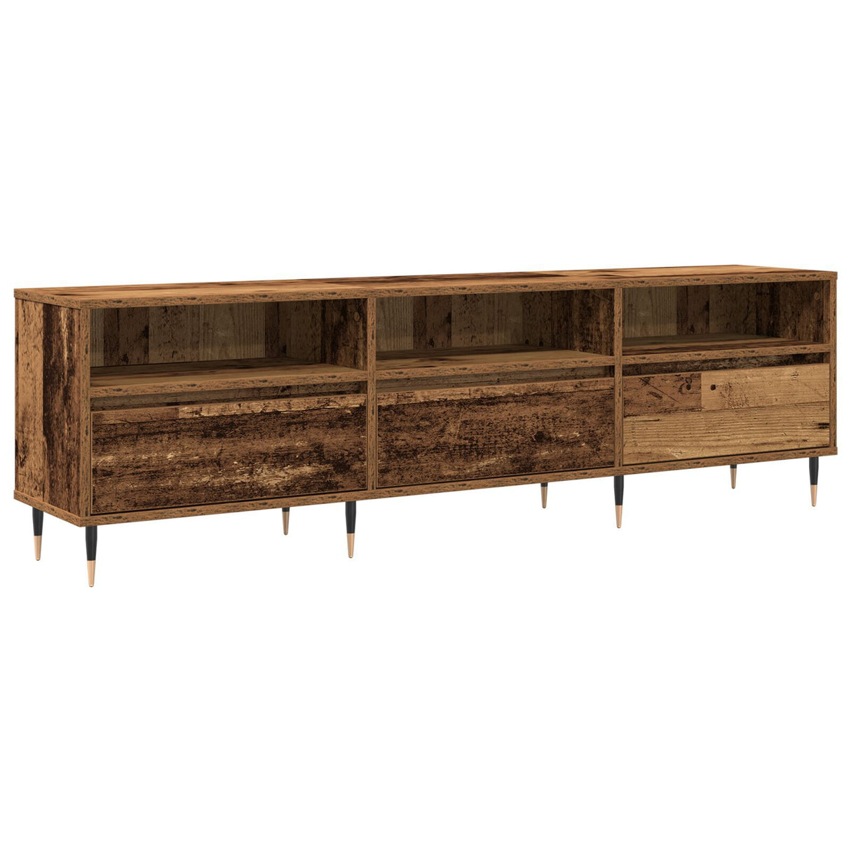 Tv Cabinet Old Wood 150X30X44.5 Cm Engineered Wood