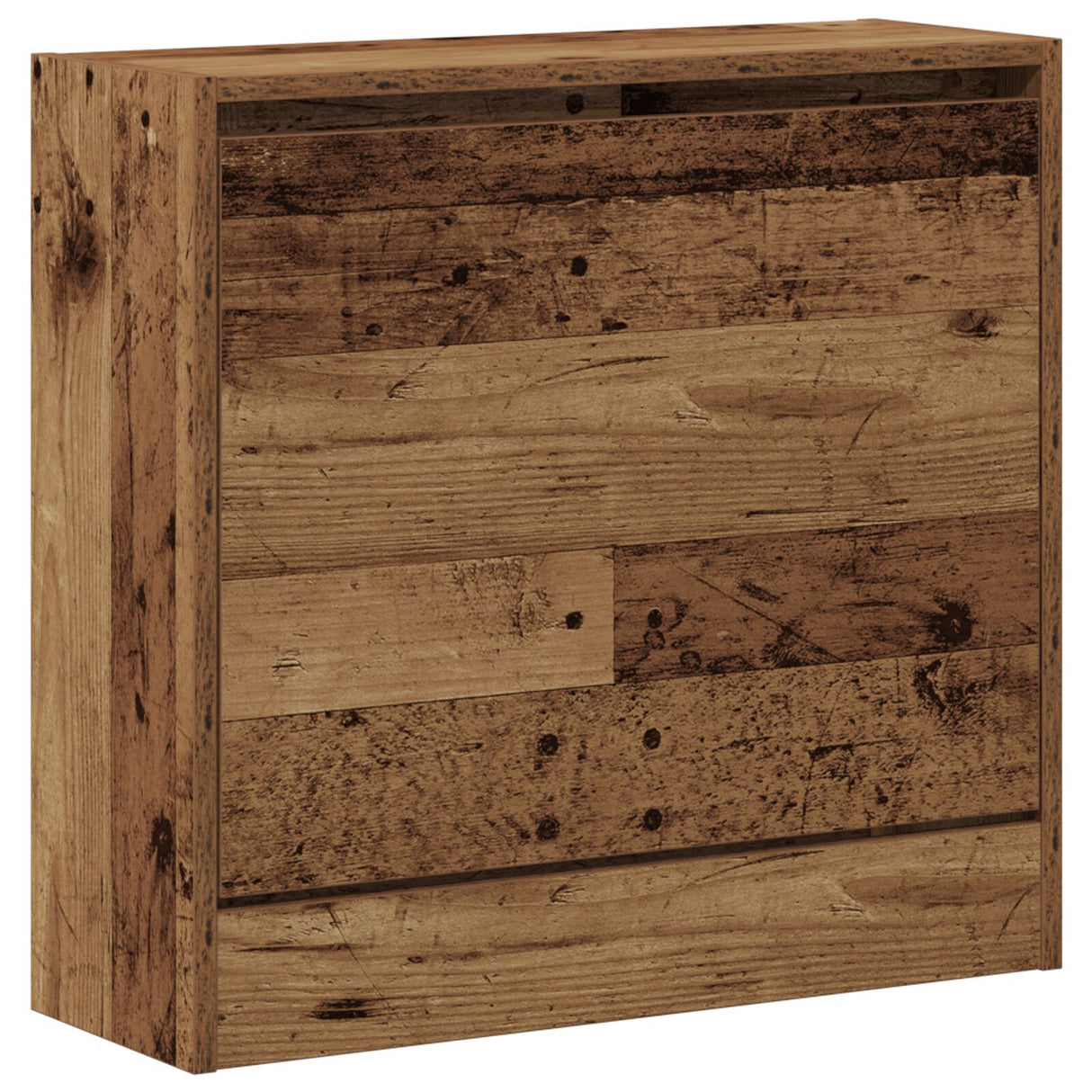 Shoe Cabinet Old Wood 60X21X57 Cm Engineered Wood