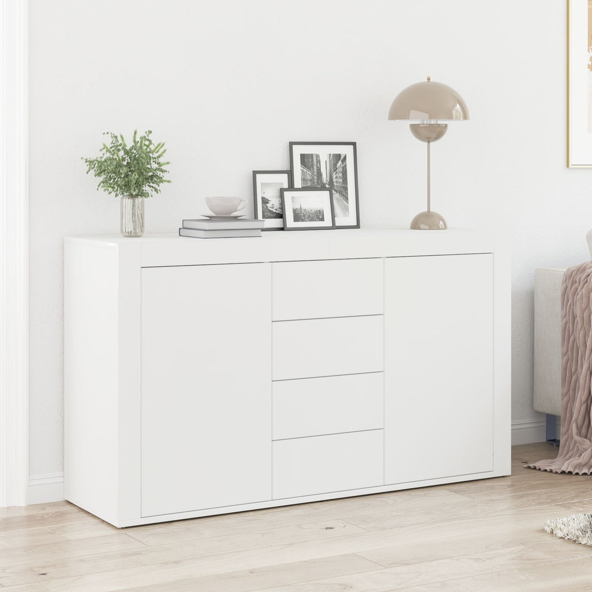 Sideboard Wood 120 X 36 X 69 Cm Storage