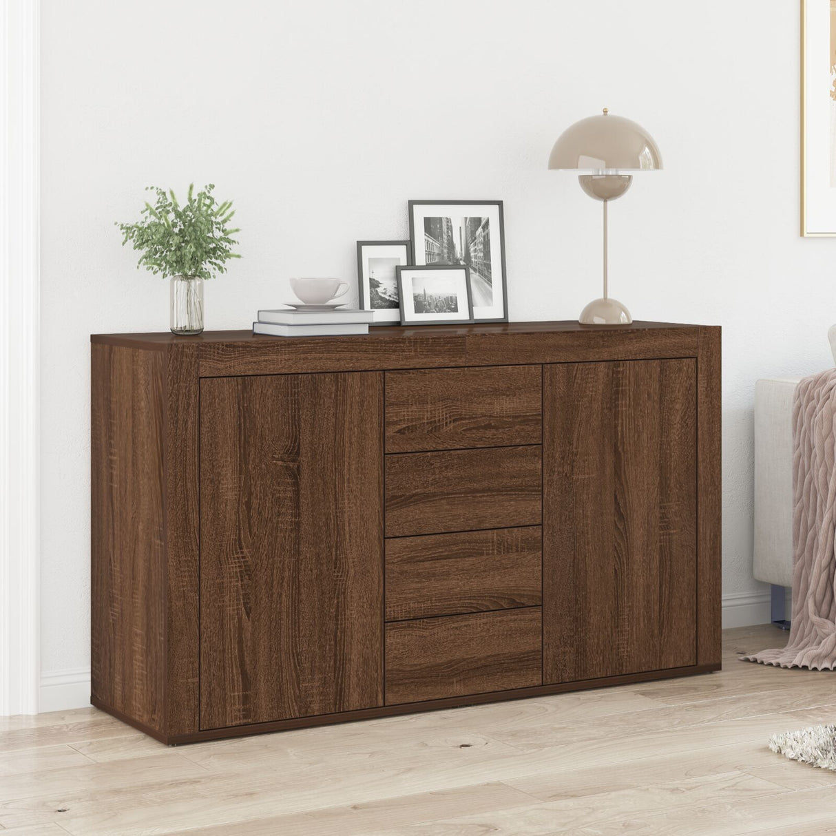 Sideboard Wood 120 X 36 X 69 Cm Storage