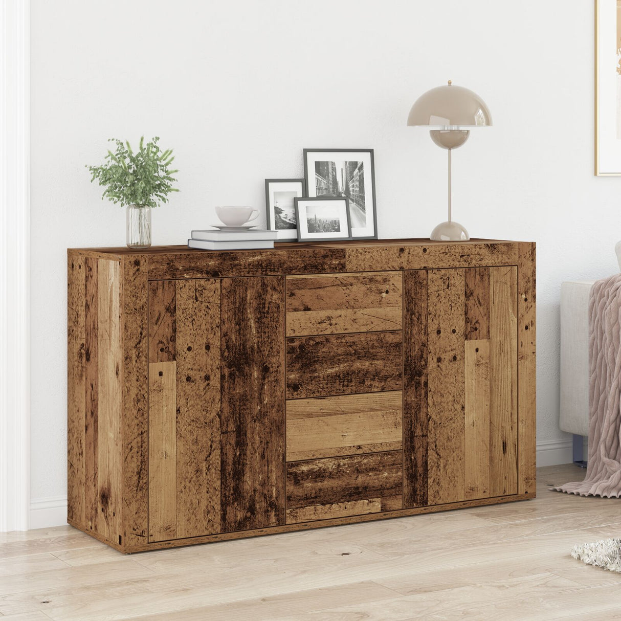 Sideboard Wood 120 X 36 X 69 Cm Storage