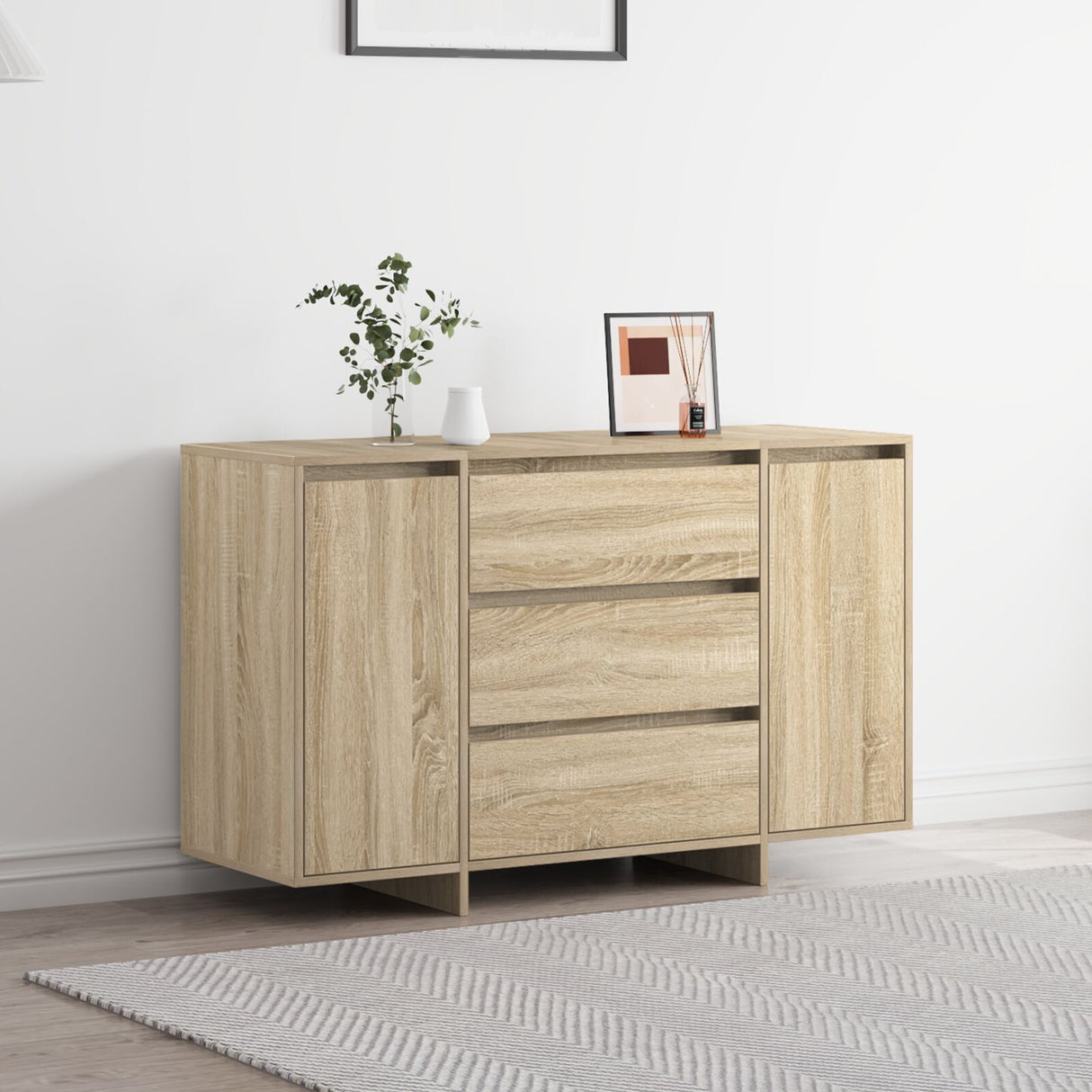 Sideboard 120X41X75 Cm Engineered Wood