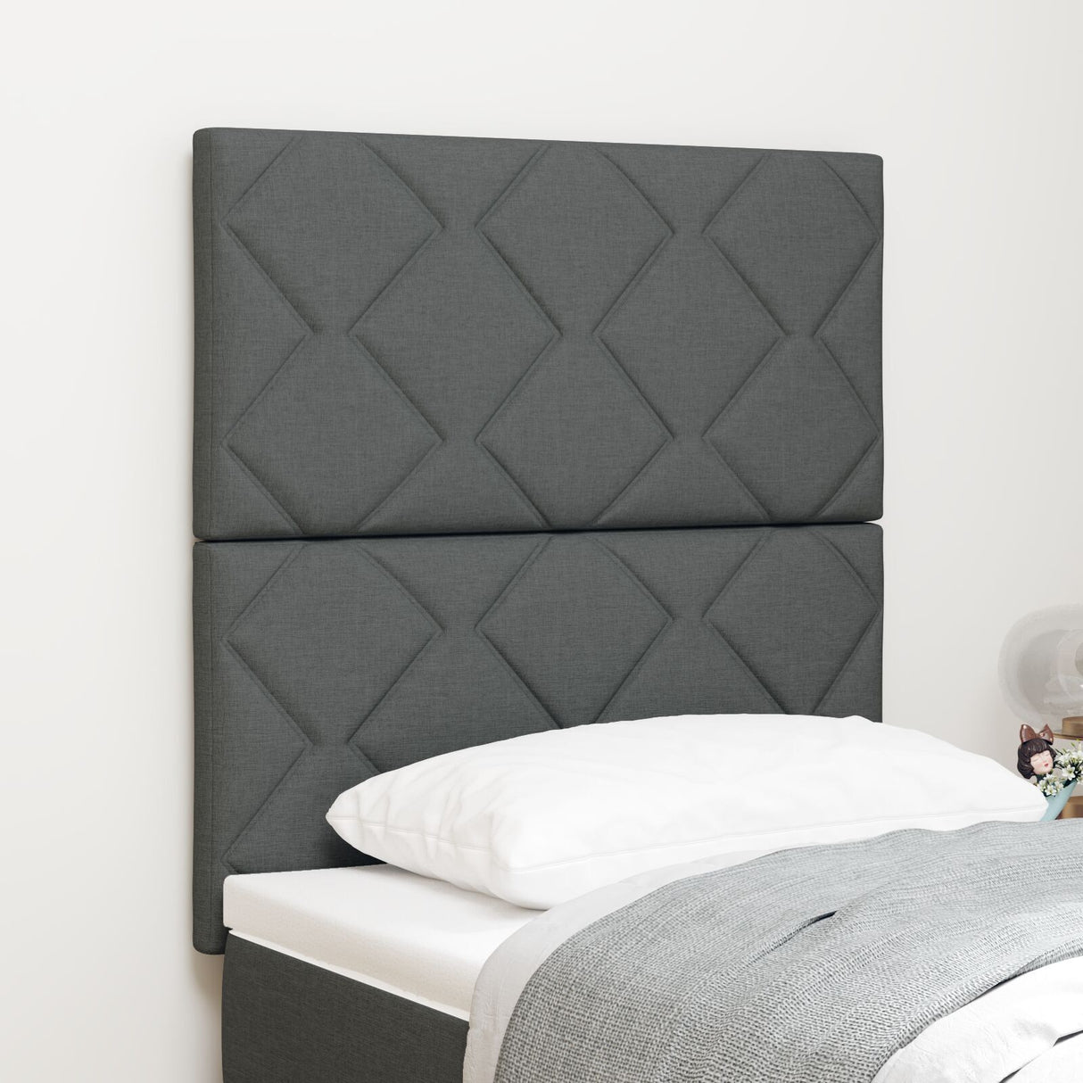 Headboard Diamond Blocks Design Fabric, Headboard Diamond Blocks Design 160 Cm Fabric