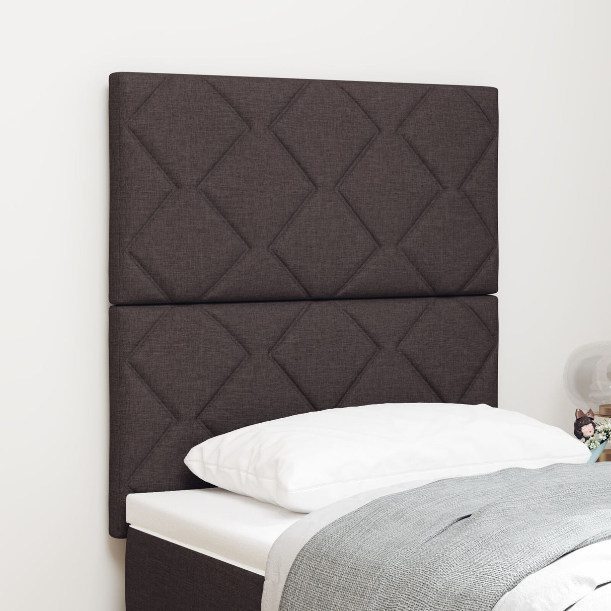 Headboard Diamond Blocks Design Fabric, Headboard Diamond Blocks Design 160 Cm Fabric