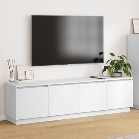 Tv Cabinet With Led 180X38X49 Cm Engineered Wood