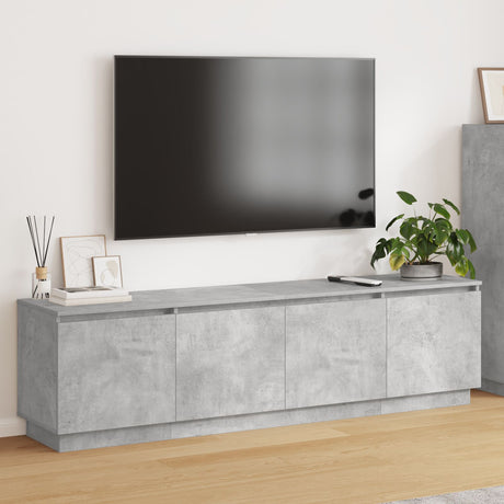 Tv Cabinet With Led 180X38X49 Cm Engineered Wood