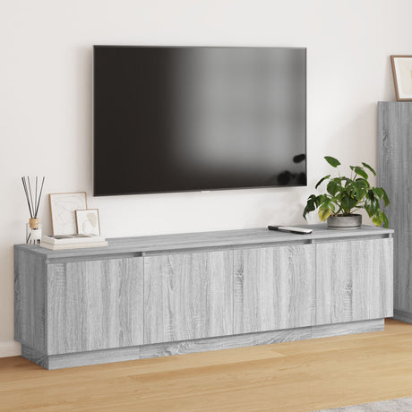 Tv Cabinet With Led 180X38X49 Cm Engineered Wood