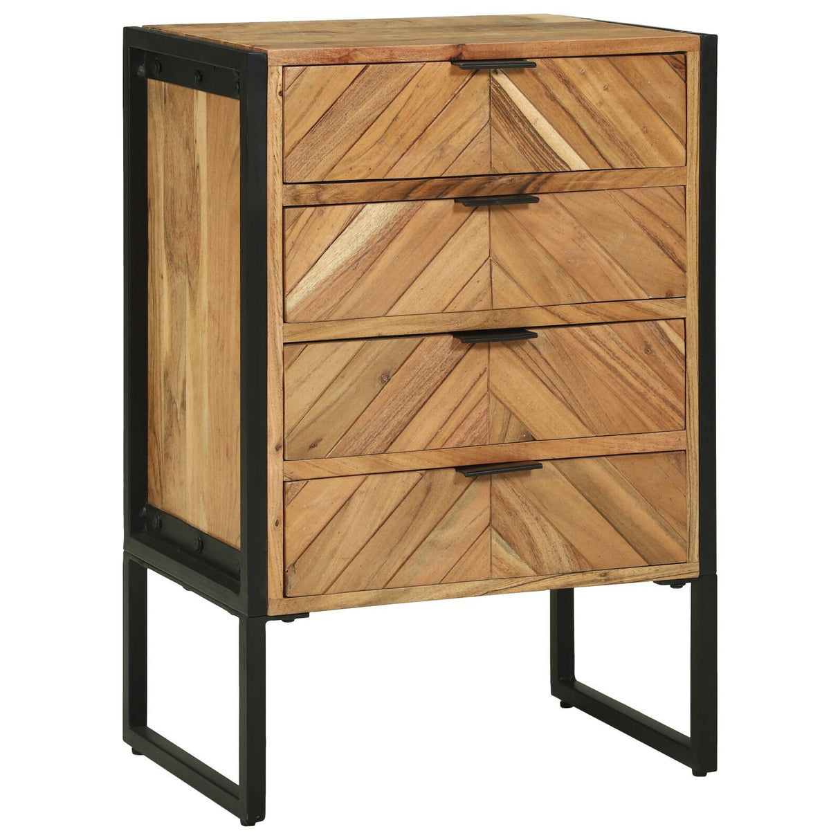 Sideboard 70X35X75 Cm Solid Wood Acacia
