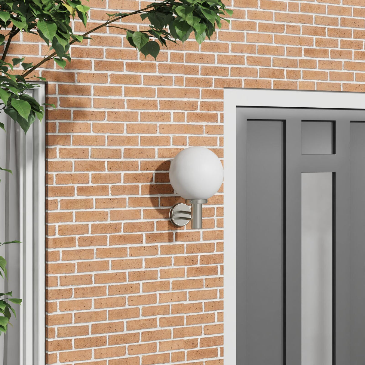 Outdoor Wall Light Stainless Steel Ip44