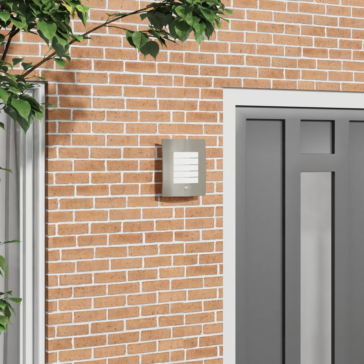 Outdoor Wall Light 2 Pcs Silver Ip44