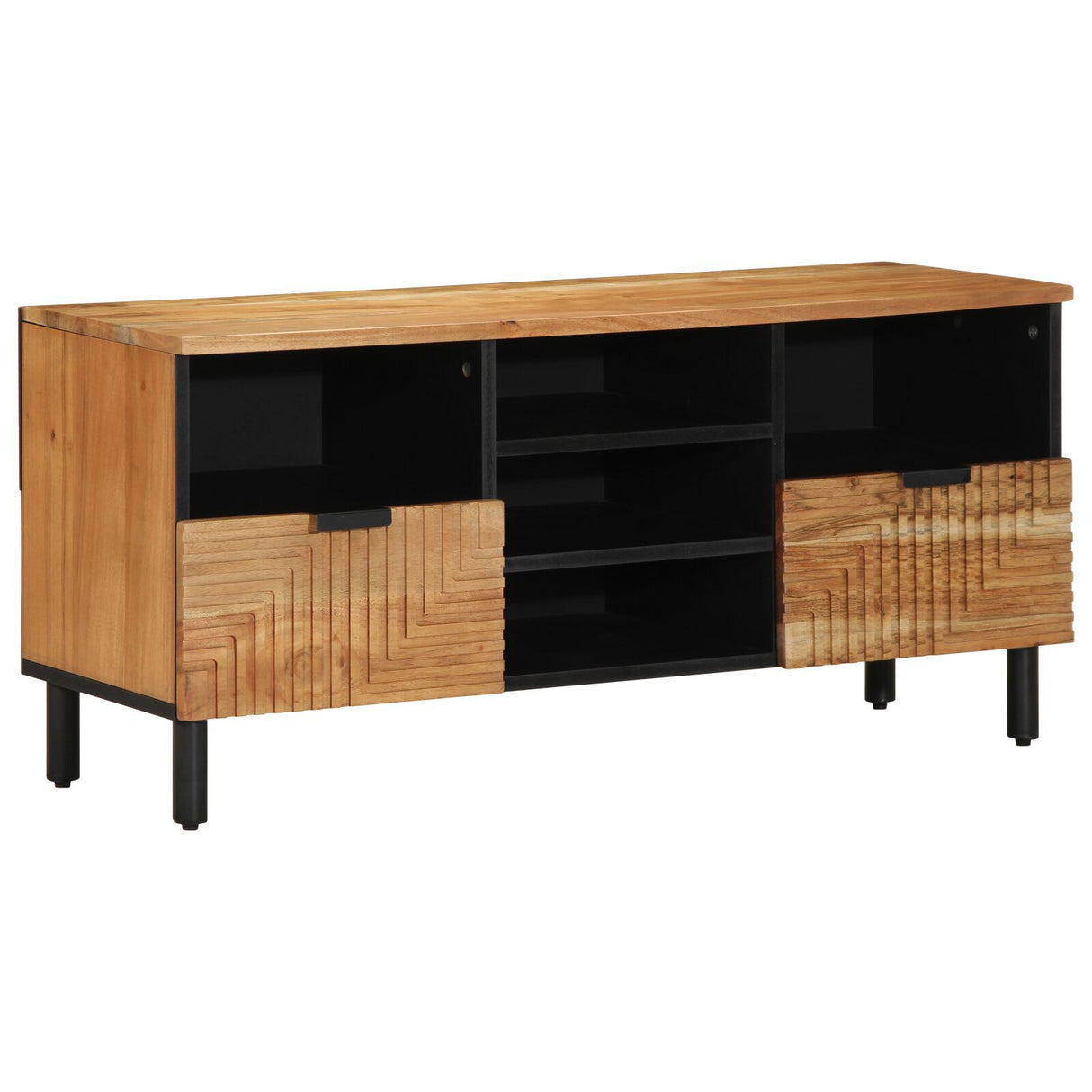 Tv Cabinet 100X33X46 Cm Solid Wood Mango
