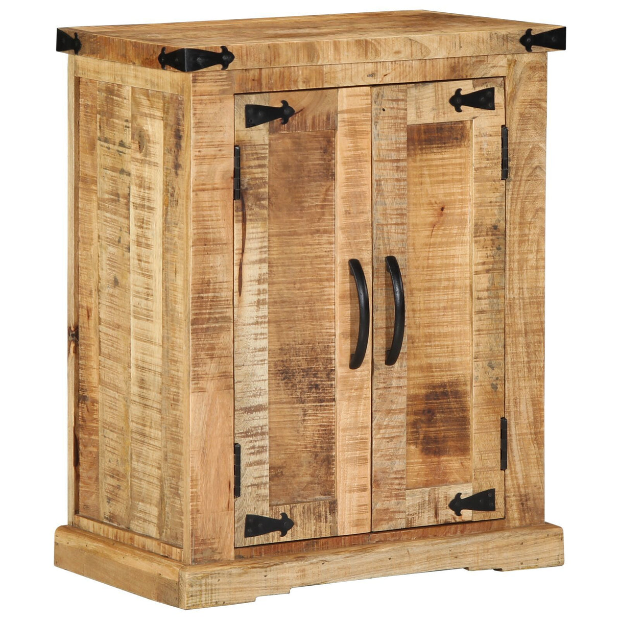 Sideboard 55X35X70 Cm Solid Wood Rough Mango