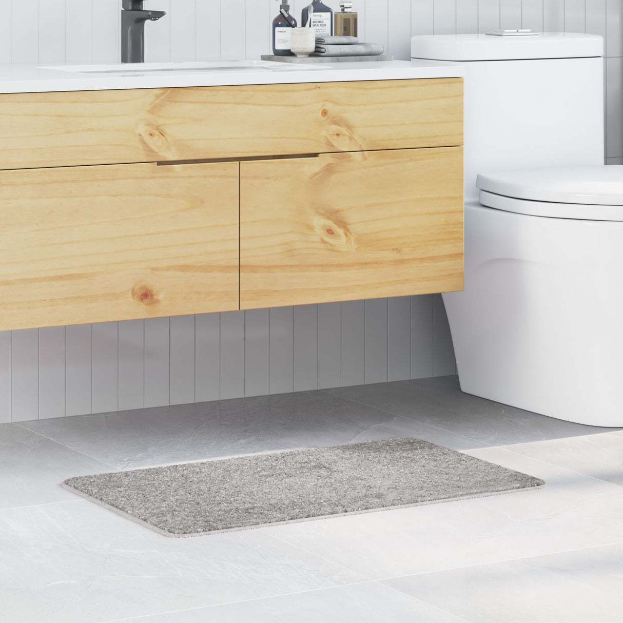 Bath Mat Rectangular Polypropylen Non-Slip