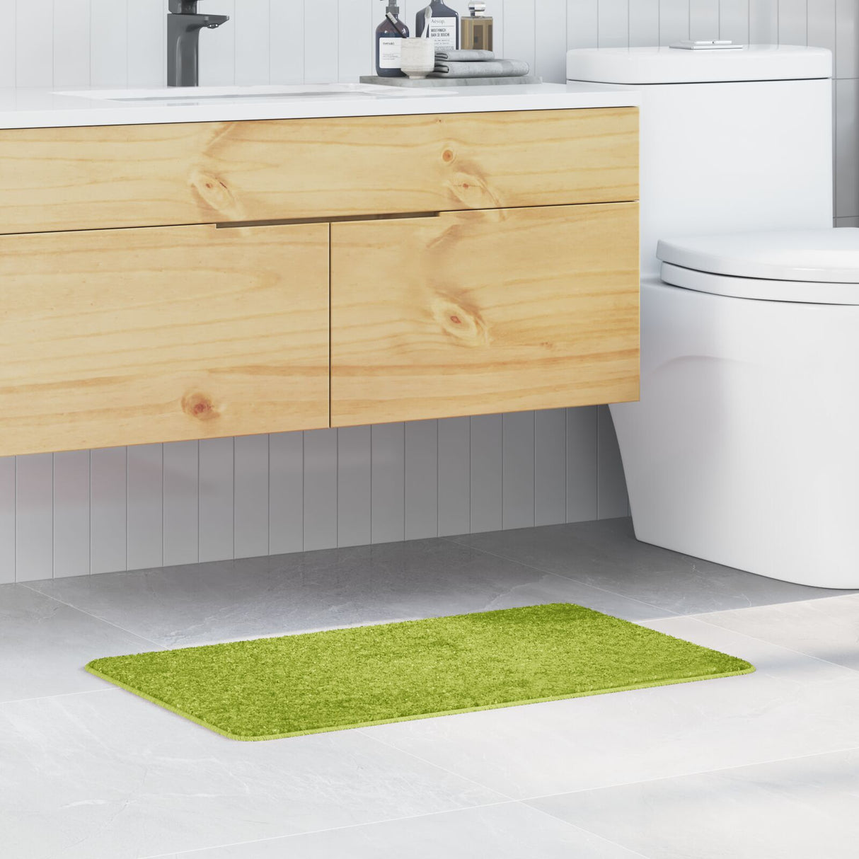 Bath Mat Rectangular Polypropylen Non-Slip