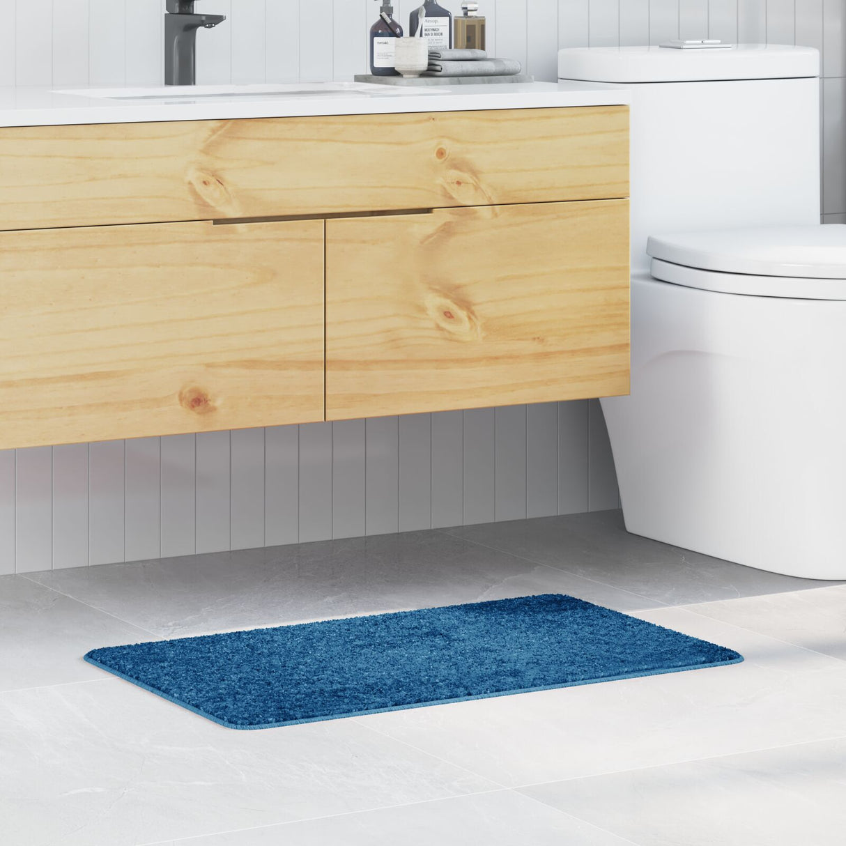 Bath Mat Rectangular Polypropylen Non-Slip