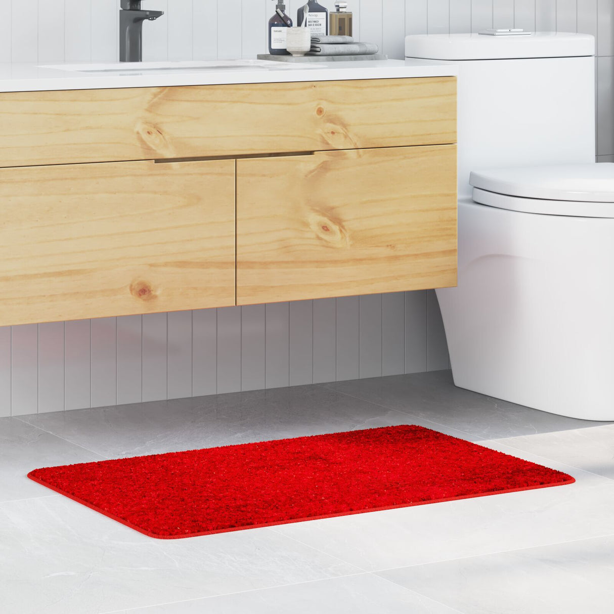 Bath Mat Rectangular Polypropylen Non-Slip