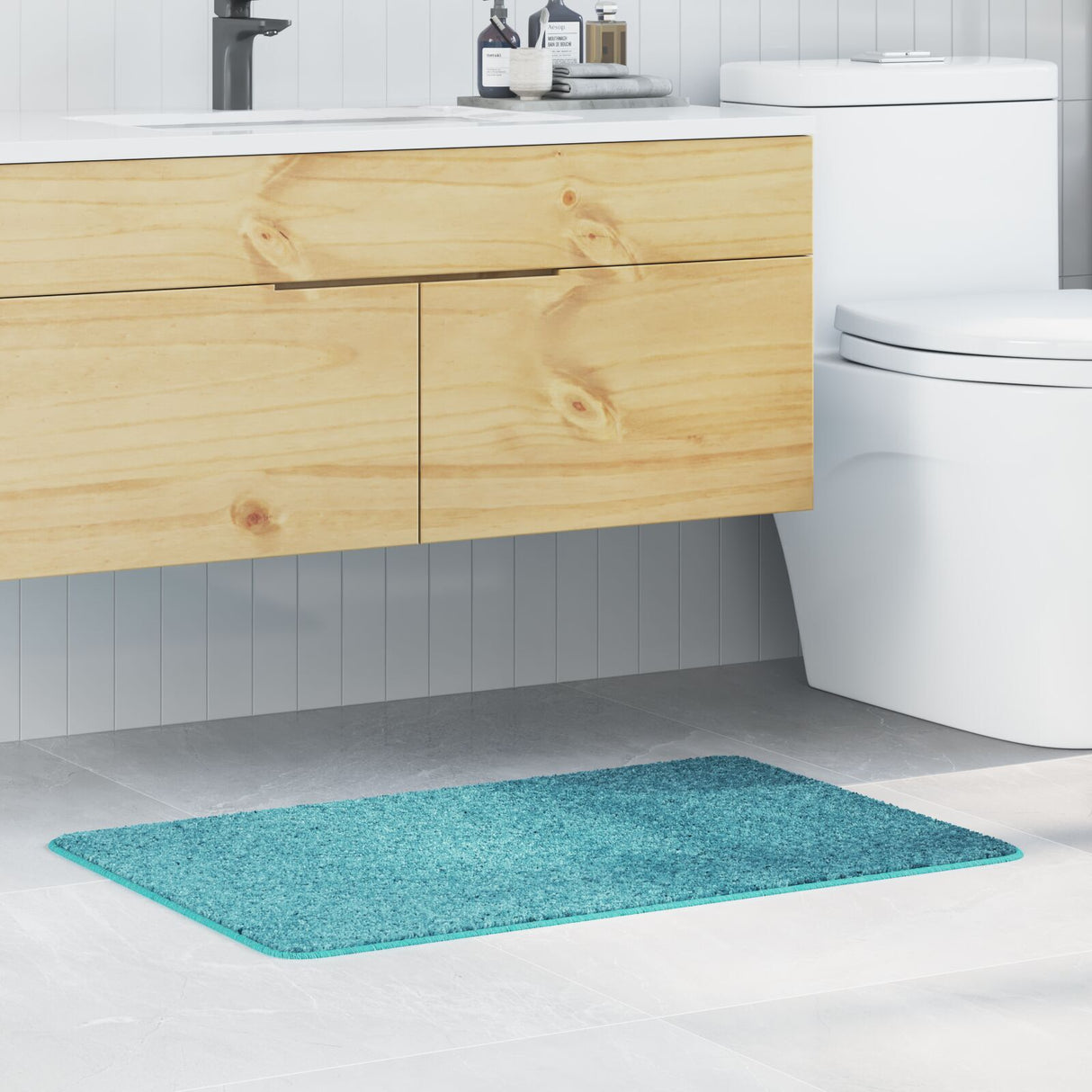Bath Mat Rectangular Polypropylen Non-Slip