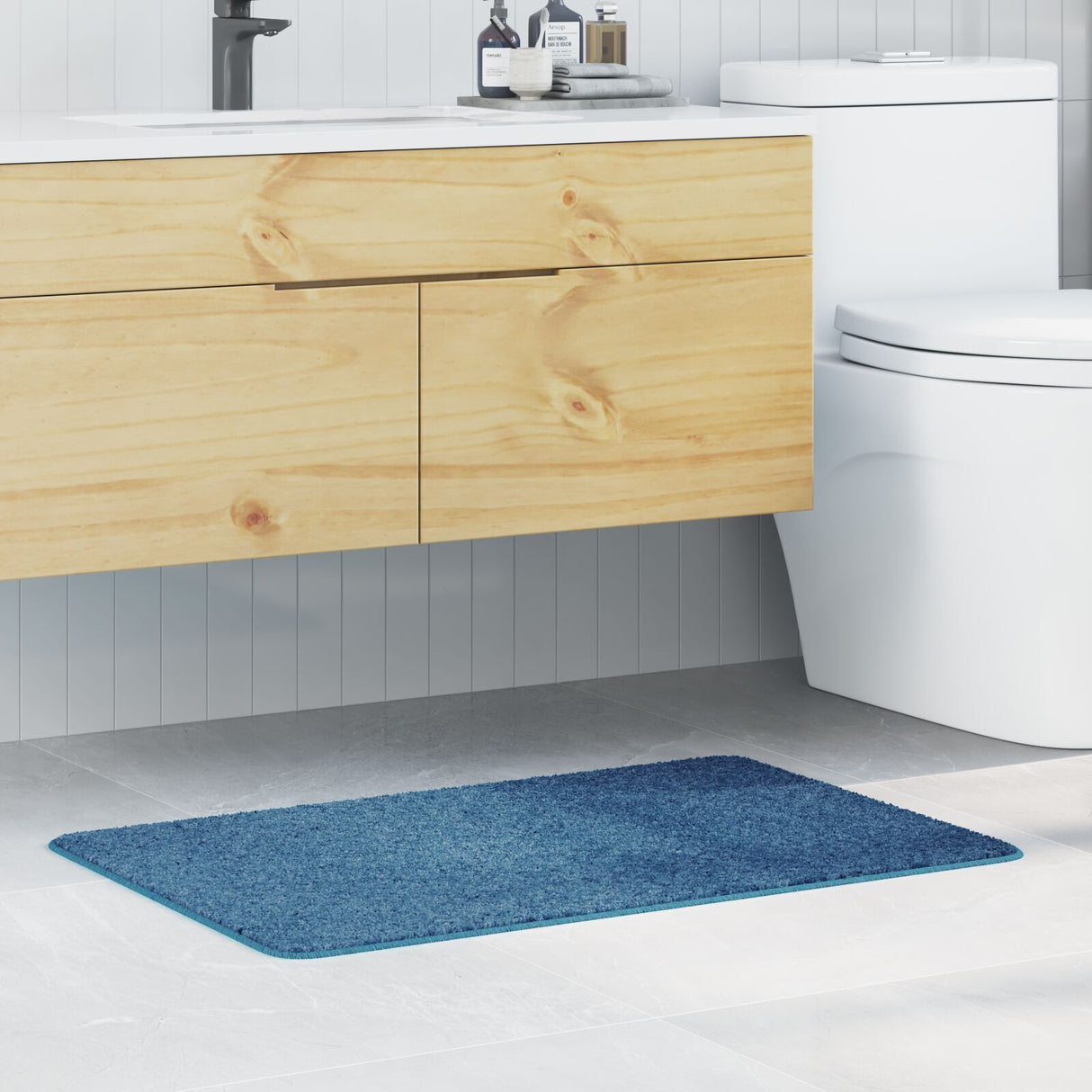 Bath Mat Rectangular Polypropylen Non-Slip