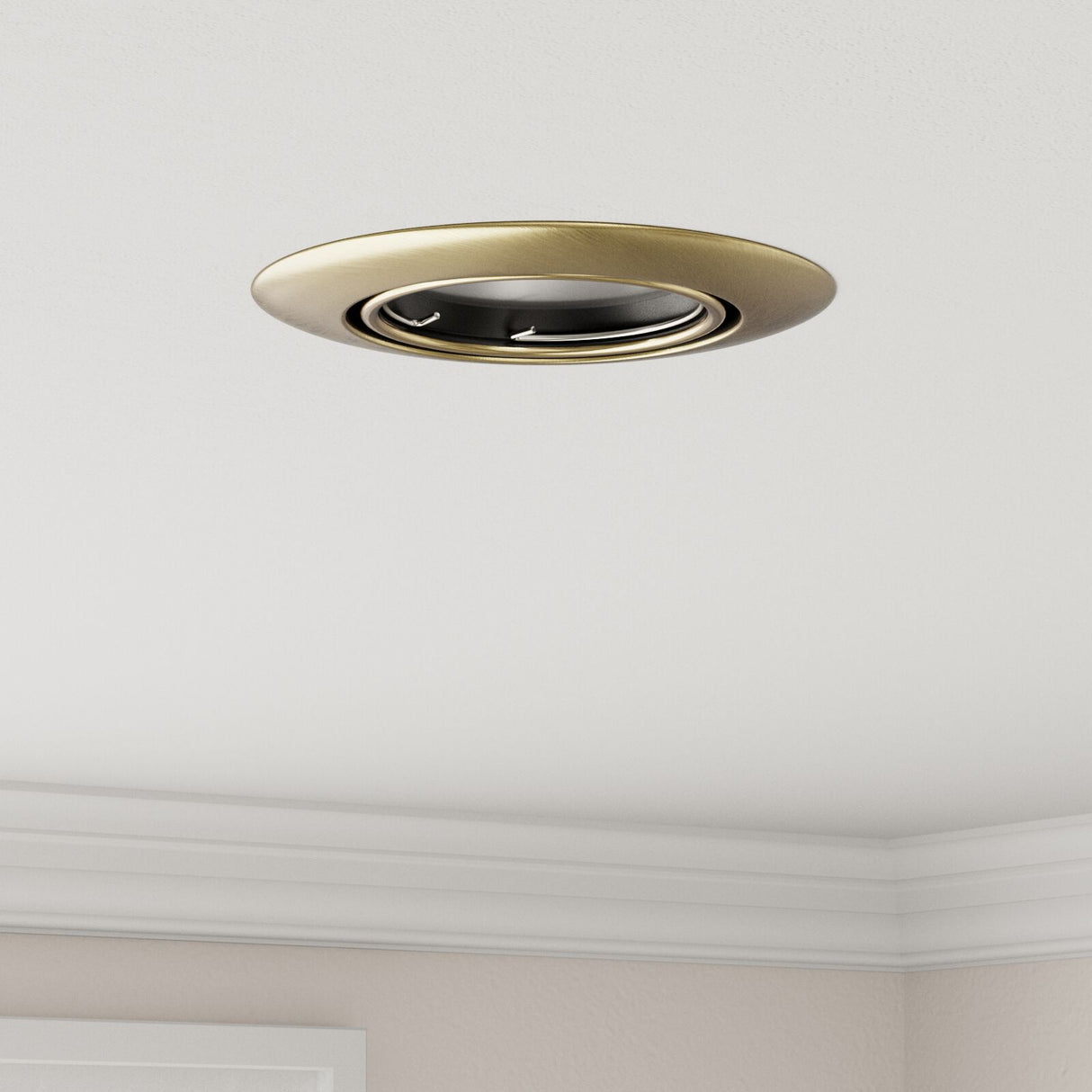 Recessed Spotlights 6 Pcs Round Gu10 Ø90 Mm Steel