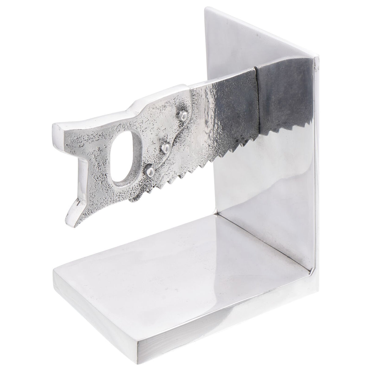 Bookends 2 Pcs Silver 12X9X19 Cm Aluminium