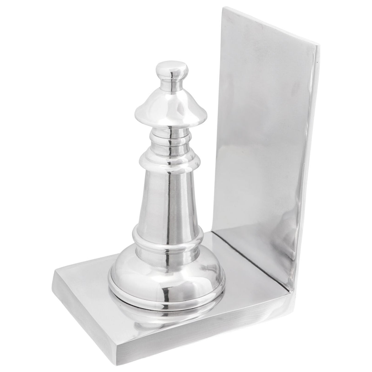 Bookends 2 Pcs Silver 12X9X19 Cm Aluminium